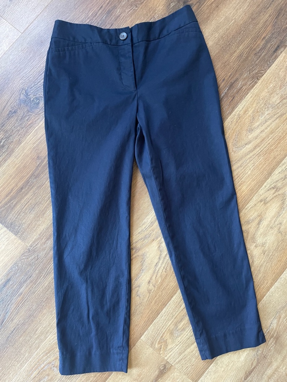 Talbot’s Lightweight Cotton& Spandex Navy Summer Pant Trouser Size4